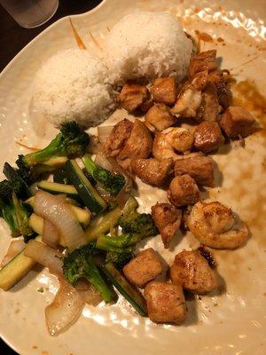 Shrimp and Chicken Hibachi