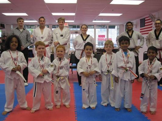 Tiny Tigers Taekwondo is great for building confidence!