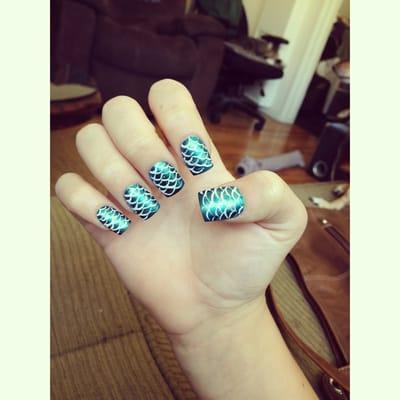 Mermaid nails by Anh!!