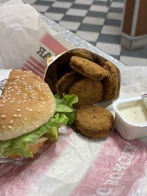 Famous Star and Fried Zucchini. So good.