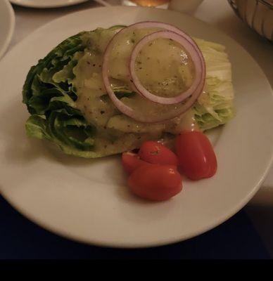 House salad with white balsamic vinaigrette