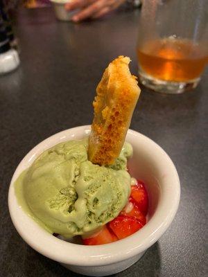 Matcha ice cream