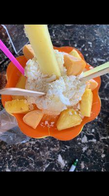 Pineapple Express shave ice