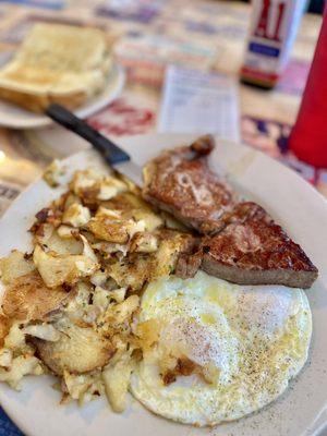 Steak and eggs special