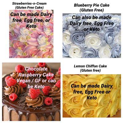 Easter gluten free cakes can also be made dairy free, egg free, vegan, keto, paleo