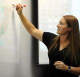 Professor Nikki Bethurum teaches math and coaches softball.