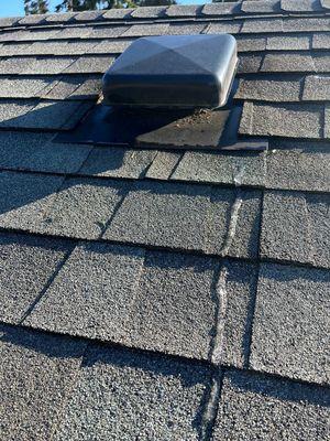 Do your vents "sweat" like this? This is a sign that there is hidden moisture in your attic and is evaporating outside.