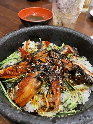 Eel bibimbap