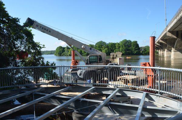 Austin Bat Refuge coordinates with Jay-Reese Contractors to ensure bats are not harmed during the construction of the Trail Bridge.