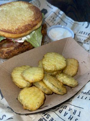 FULL SIZE FRIED PICKLES WITH RANCH