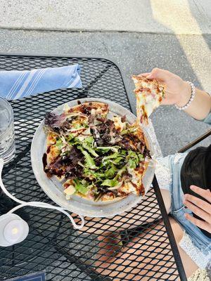 BBQ chicken Flatbread I think?