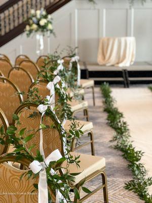 Wedding ceremony in the Imperial Ballroom at Amway Grand Plaza