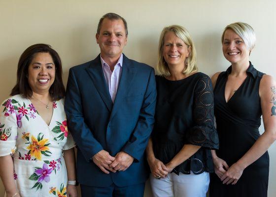 Our Team: Julie, Andrew, Mary, and Angela