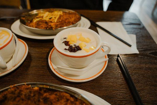 Mango Pomelo Sago with Purple Rice