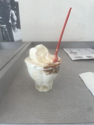 My "caramel" sundae ... think they could've spared the caramel?  SMH