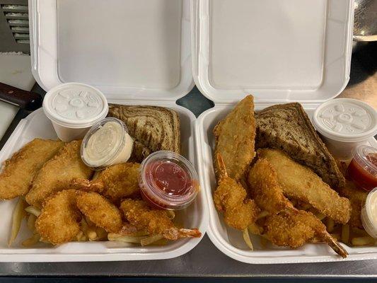 fish fry and shrimp combo