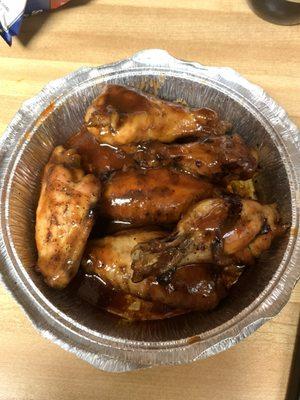 Wings w Hot Honey BBQ