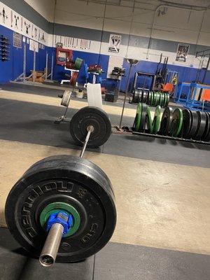 Weightlifting area