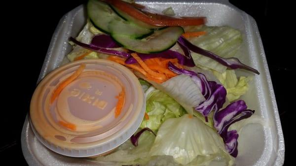 If I'm paying $30 a plate, this is super disappointing.  Its like salad from a bag.  And half of the box is salad dressing.