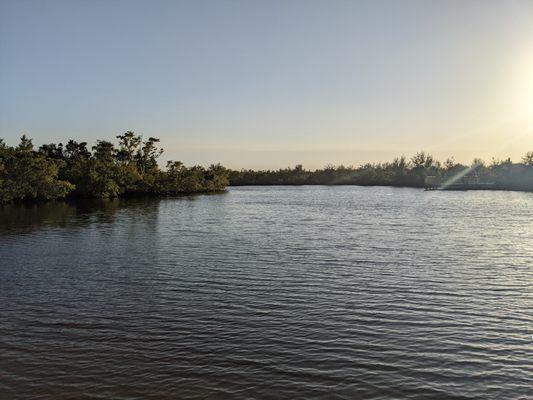 View of the water at Galt Preserve