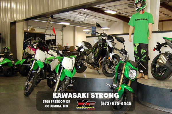 Yes, we are Kawasaki sports bike strong!-YC Powersports of Columbia 5708 Freedom Dr. Columbia, MO 65202 (573) 875-4445, Kirks...