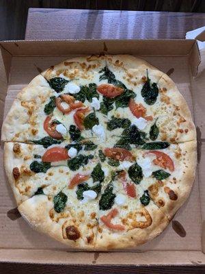 Bianca Florentine Pizza