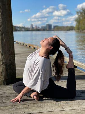 Yoga dock poses