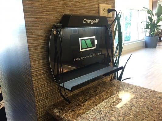 ChargeAll free charging station for your phone or tablet!!!