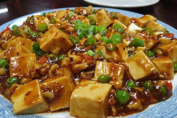 Spicy Szechuan Tofu with Minced Pork