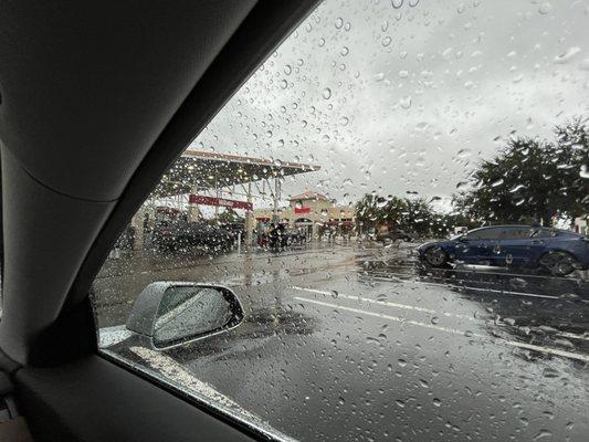 Tampa, FL, East Bearss Ave. Tesla Supercharger at Wawa gas station