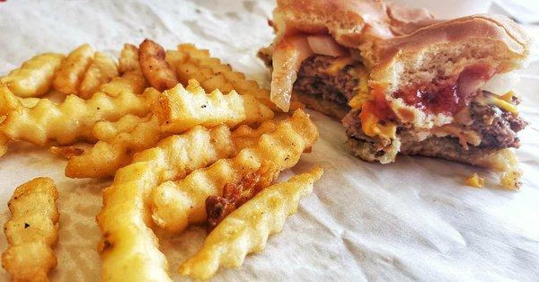 Single Burger Single Burger Combo American Cheese French Fries