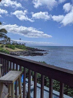 View from the lanai