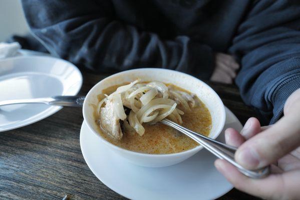 Coconut Soup Onions