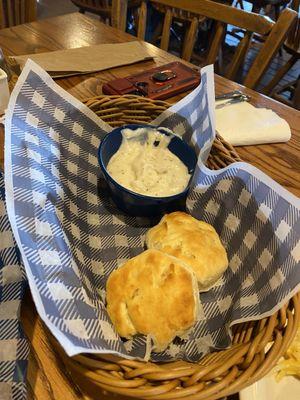 Biscuits and gravy