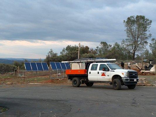 Solar powered pump system