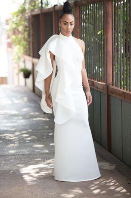 QUEEN TEMPEST WHITE MAXI