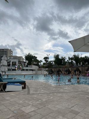 Poolside view