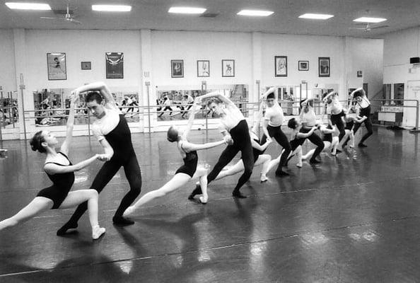 Pas de Deux training at Lauridsen Ballet Centre