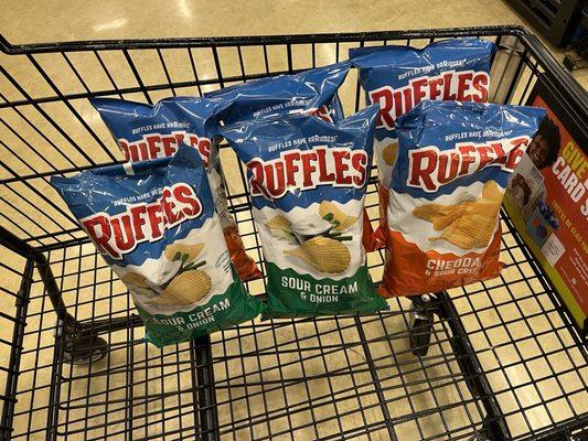 Ruffles; 3 for $5!