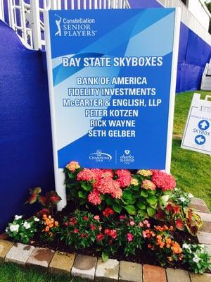 Landscaping at PGA senior open