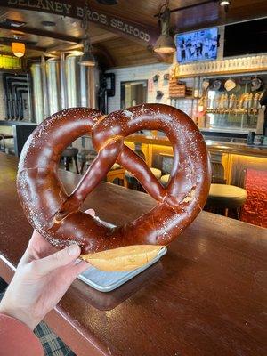 Famous Bavarian pretzel