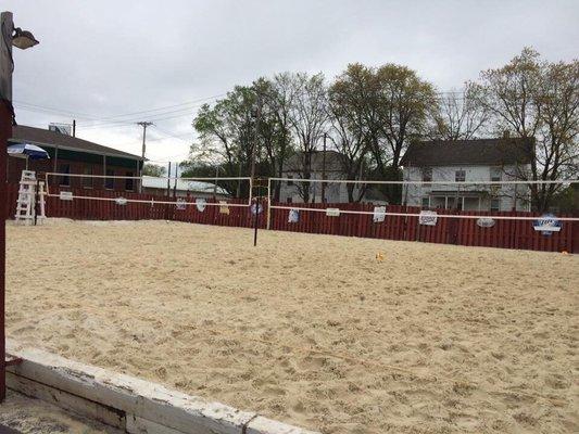 Volleyball courts