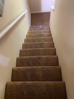 Stairway carpet