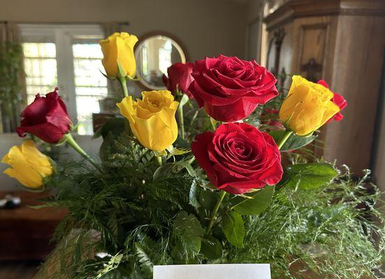 First Delivery of gorgeous, robust roses - reds in full bloom :(