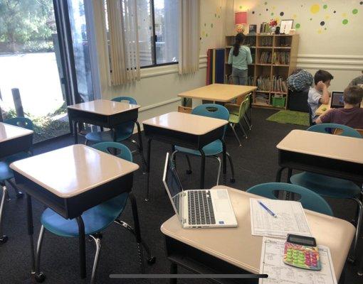 Lower elementary grade studying area