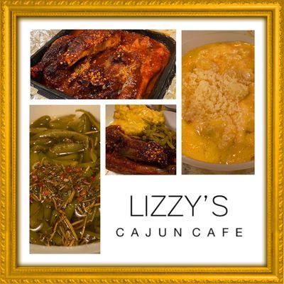 Montage of images from Lizzy's Cajun Cafe