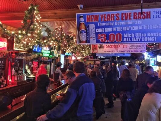 Inside the entrance area. Most of the bar.