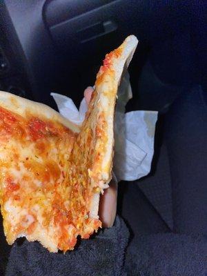 Perfectly thin pizza crust