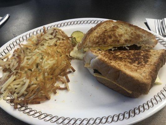 Texas Bacon, Egg, and Cheese Melt Plate