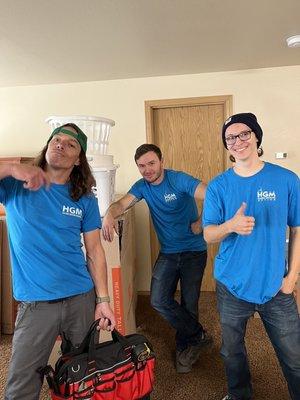 Here's Mike, Paul and Conner. They nailed it, best movers I've ever used.